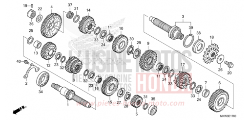 GETRIEBE (NC750XA) NC750XAM de 2021